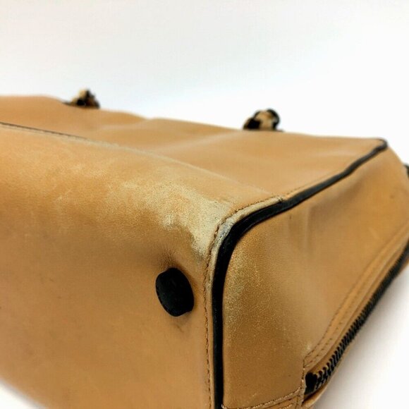 CHANEL CC Mark Chain bag Shoulder Bag Calf leather Brown/Black/GoldHardware - Picture 8 of 16